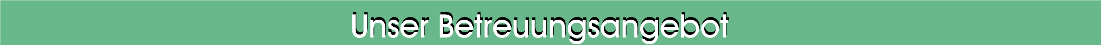 Unser Betreuungsangebot Unser Betreuungsangebot